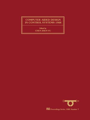 cover image of Computer Aided Design in Control Systems 1988
